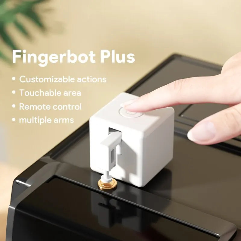 Bluetooth Fingerbot Plus Robot Button Pusher Switch Work With Alexa Google Home Smart Life App