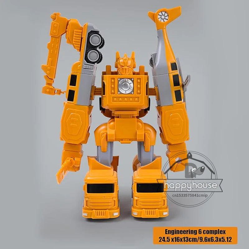 Magnetic Transform Engineering Car Assembled Toys for Toddler Magnetic Blocks for Kids Activities Toy Transforming Robot Car Toy