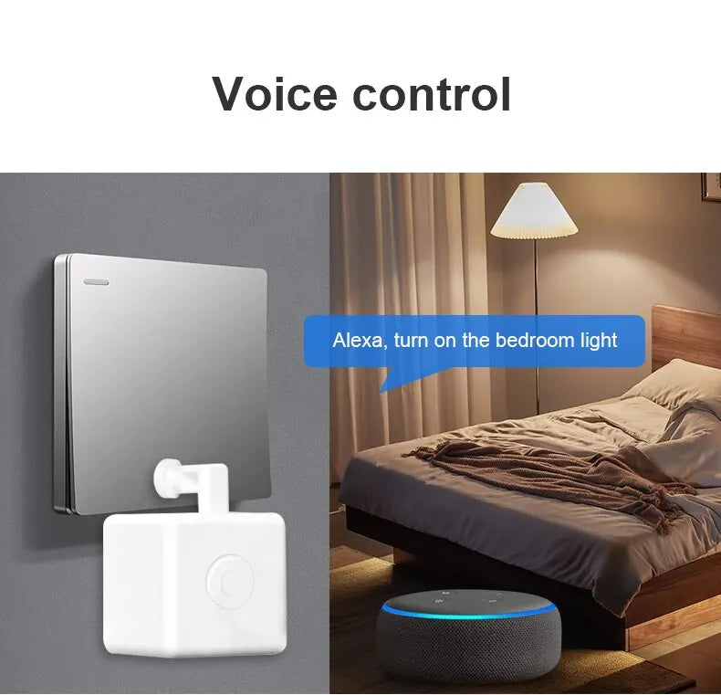 Bluetooth Fingerbot Plus Robot Button Pusher Switch Work With Alexa Google Home Smart Life App