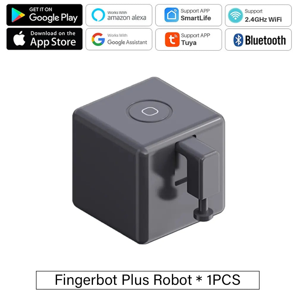 Bluetooth Fingerbot Plus Robot Button Pusher Switch Work With Alexa Google Home Smart Life App