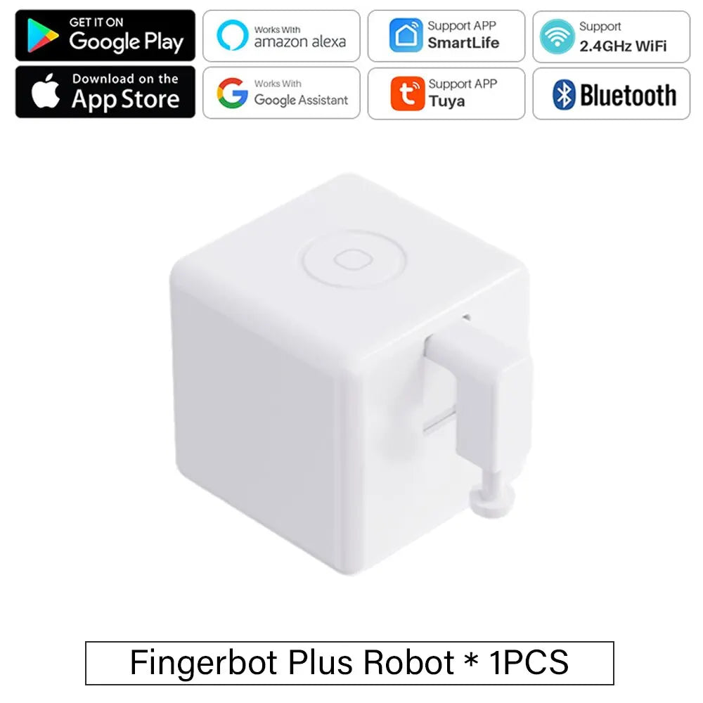 Bluetooth Fingerbot Plus Robot Button Pusher Switch Work With Alexa Google Home Smart Life App