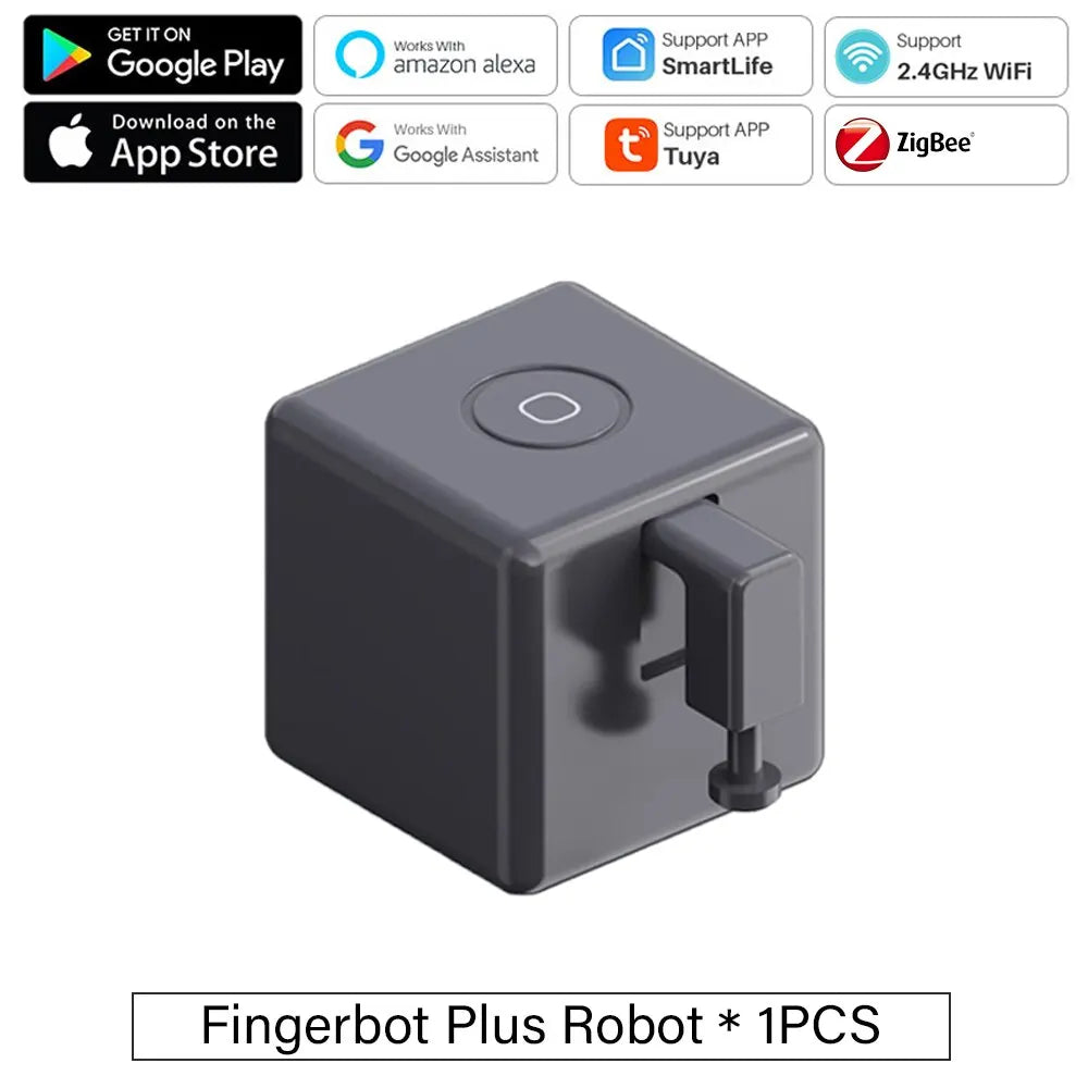 Bluetooth Fingerbot Plus Robot Button Pusher Switch Work With Alexa Google Home Smart Life App