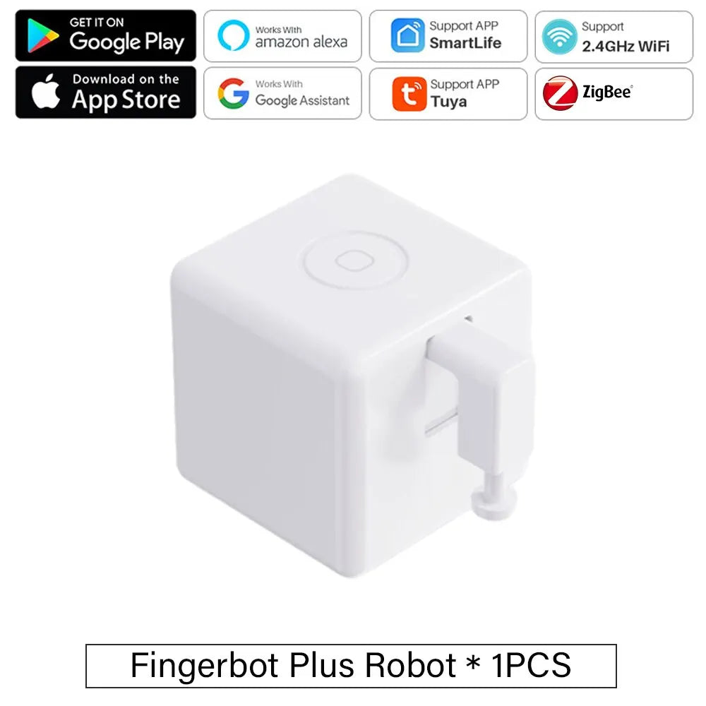Bluetooth Fingerbot Plus Robot Button Pusher Switch Work With Alexa Google Home Smart Life App